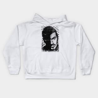 Retro George Michael Kids Hoodie